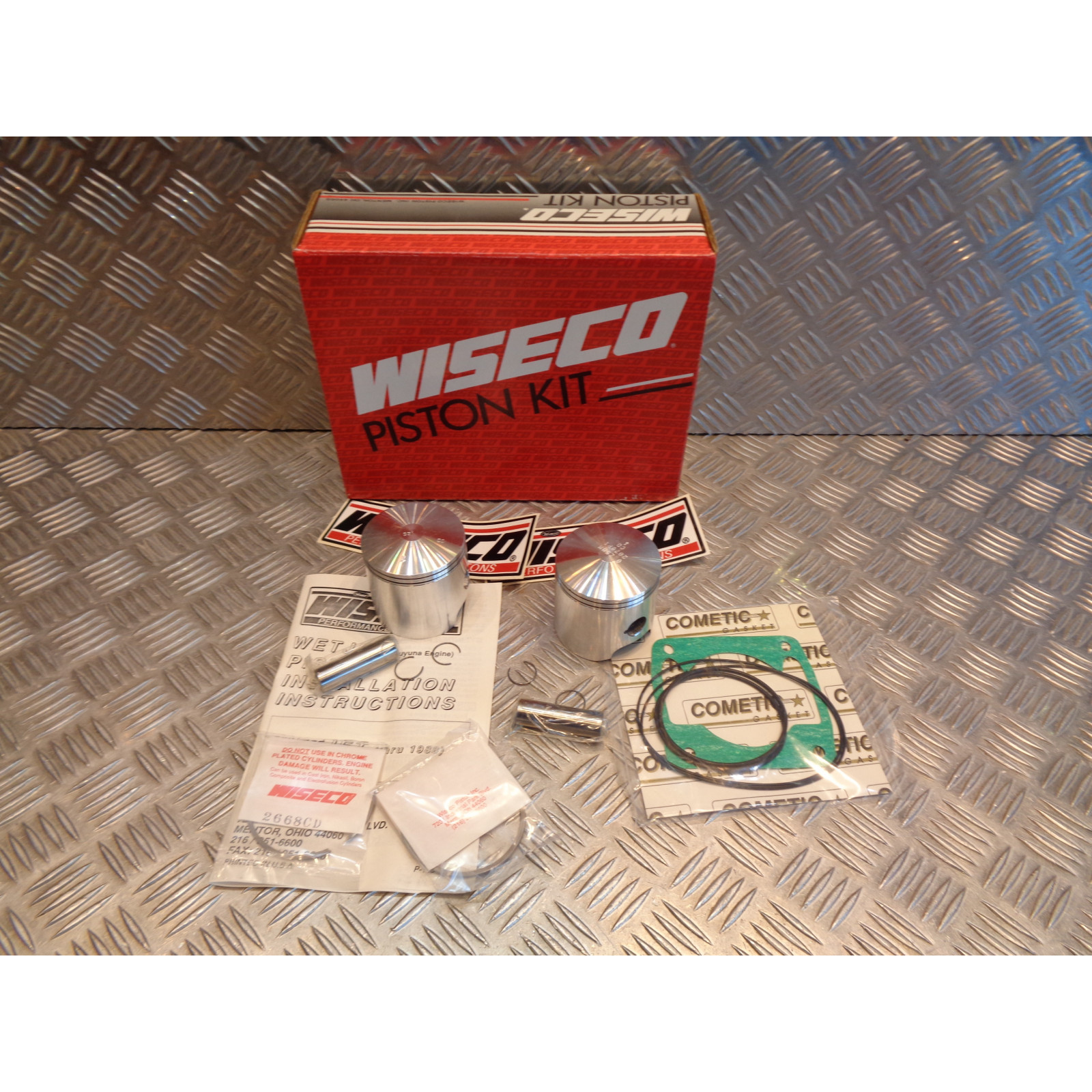 2 x piston forge segment joint wiseco 67,75 mm jet ski wet jet 440 cuyuna 1998 WK1022